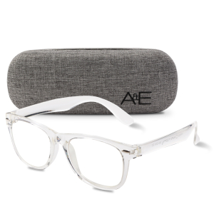 Ava & Ethan Blue Light Blocking Glasses for Kids Medium in Crystal Clear