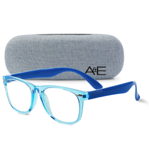 Ava & Ethan Blue Light Blocking Glasses for Kids Medium in Sky Day