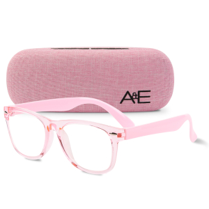Ava & Ethan Blue Light Blocking Glasses for Kids Medium in Cotton Candy