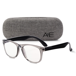 Ava & Ethan Clear Non Prescription Lens Glasses for Kids Medium in Storm Cloud