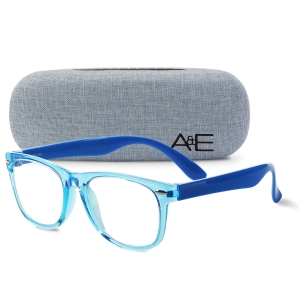 Ava & Ethan Clear Non Prescription Lens Glasses for Kids Medium in Sky Day